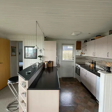 Summer House At Hvidbjerg Beach With Sea View